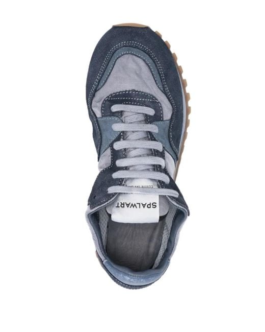 Comme des Garçons Blue Marathon Trail Lace-Up Sneakers