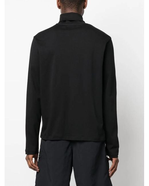 J.Lindeberg Black Aydin Jl High-Neck Top for men