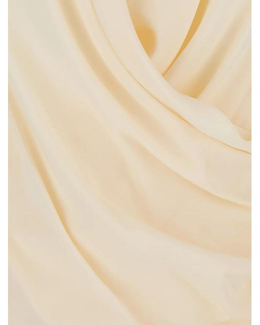Jucca White Draped Blouse