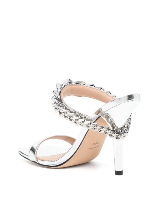 Michael Kors White Bianca High Sandals