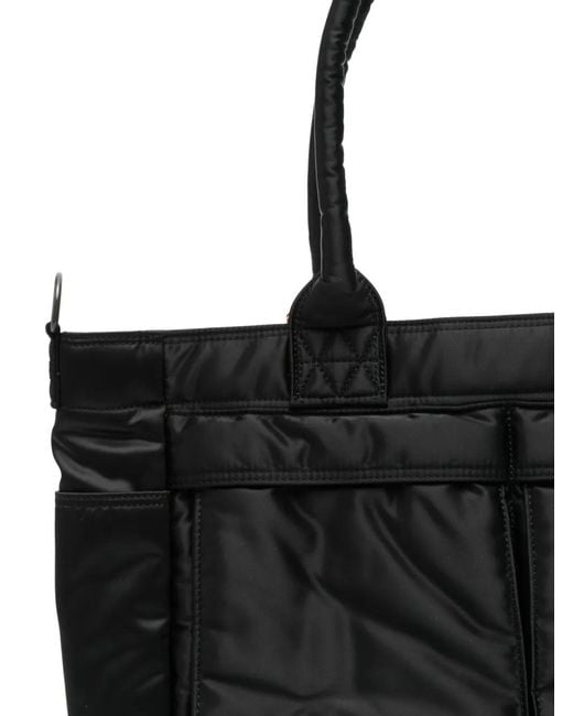 Porter-Yoshida and Co Black Tanker Quilted Tote Bag