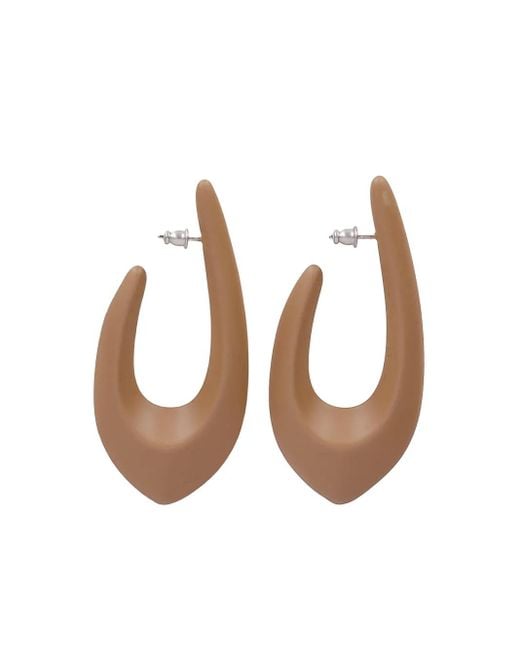 Panconesi White Spada Drop Earrings