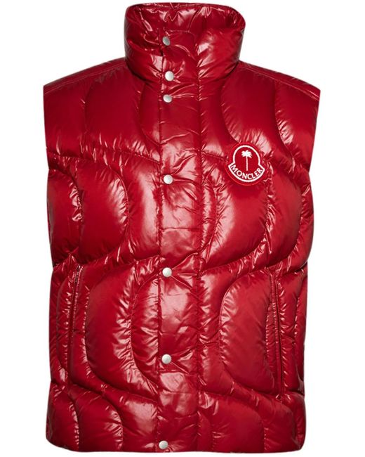 Palm Angels x Moncler Red X Palm Angels Gwenyth Gilet