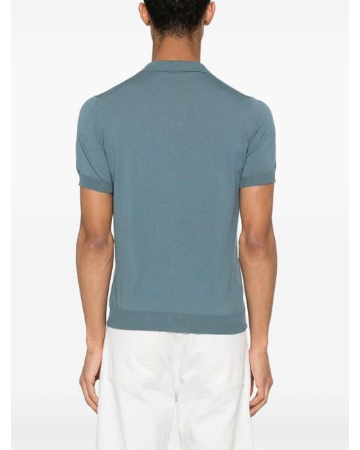 Tagliatore Blue T-Shirts And Polos for men