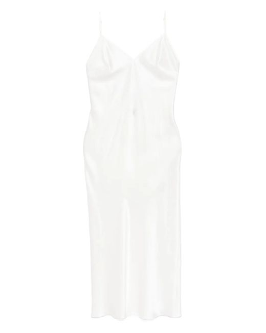 Gilda & Pearl White Long Slip Dress
