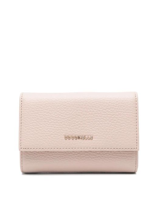 Coccinelle Portemonnee Met Logo in het Pink