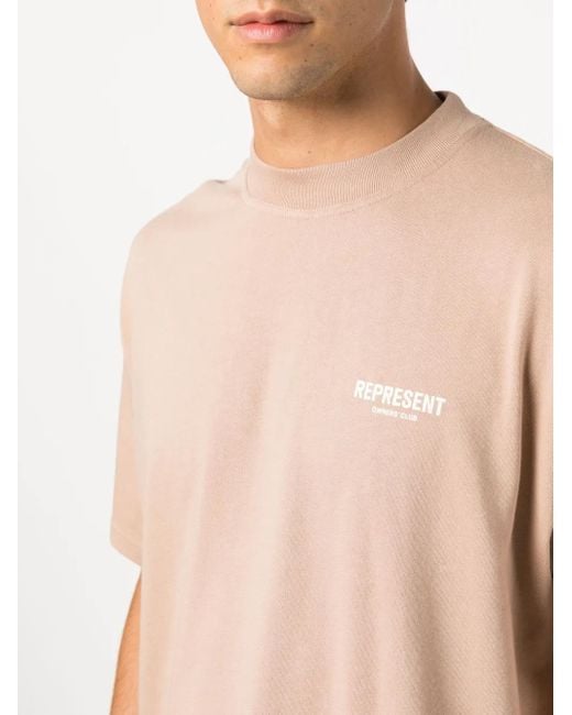 T-Shirt En Coton À Logo Imprimé Represent pour homme en coloris Natural