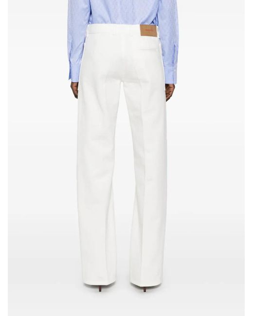 Vaqueros Rectos Ferragamo de color White