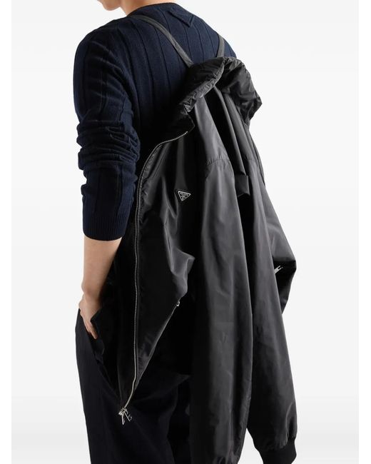 Prada Black Veste Re-Nylon for men