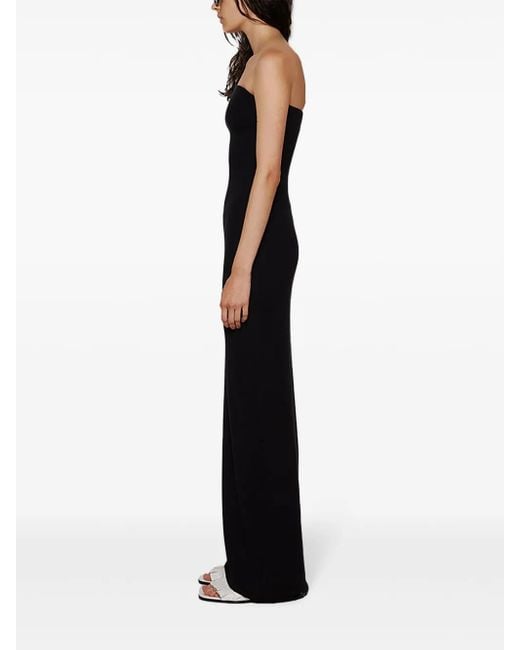 ÉTERNE Black Tube Maxi Dress