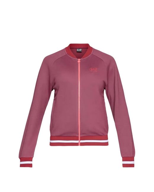 EA7 Trainingsjack Met Logoprint in het Purple