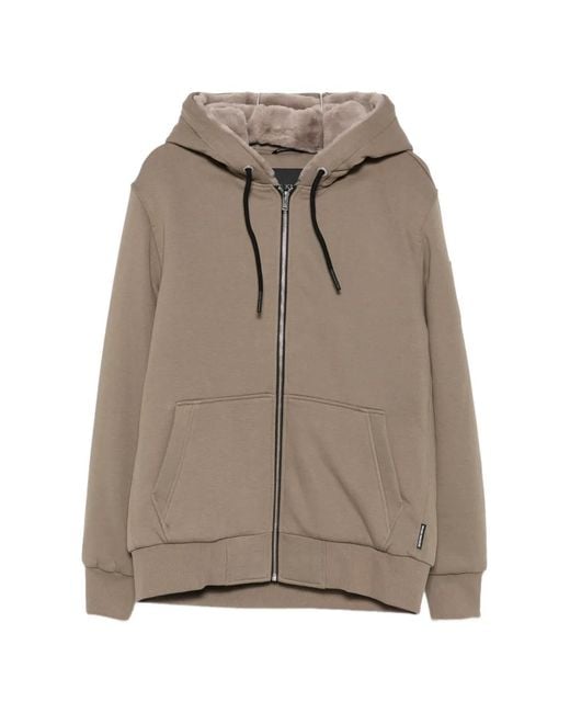 Moose Knuckles Gray Logo-Patch Sweatshirt for men