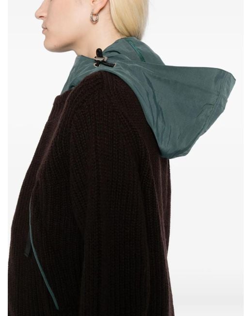 Sacai ダブルレイヤー プルオーバー Black