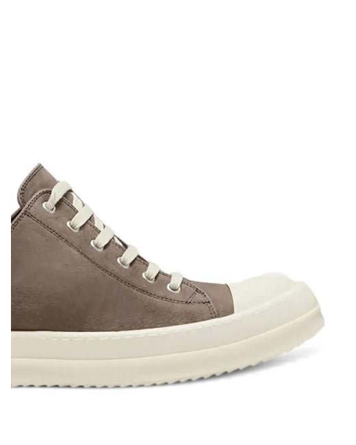 Rick Owens Brown Lace-Up Sneakers for men