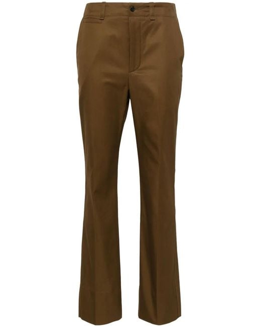 Saint Laurent Brown Tailored Trousers