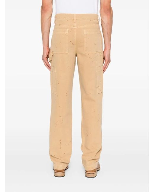 Etudes Studio Natural Paint-Splatter Carpenter Trousers