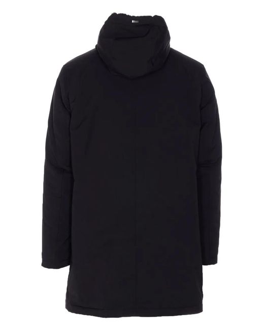 Herno Blue Hooded Parka for men