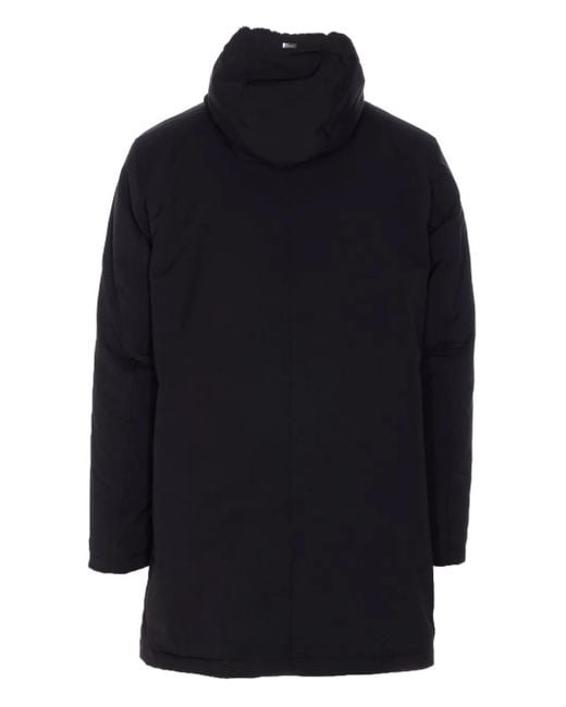 Herno Blue Hooded Parka for men