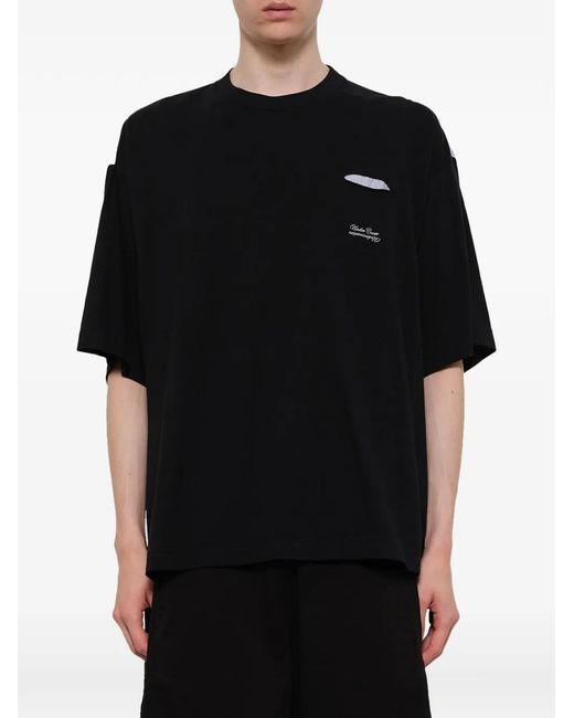 Undercover Black Combo Pocket T-Shirt for men