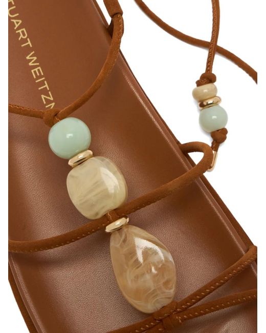 Stuart Weitzman Brown Majorca Sandals