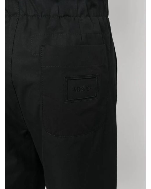 Versace Black Stylish Cotton Trousers For for men