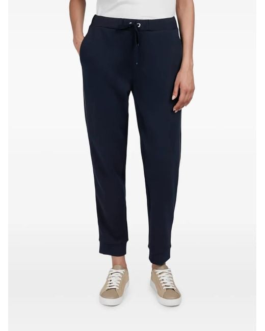 Paul & Shark Blue Drawstring Cuffed Trousers
