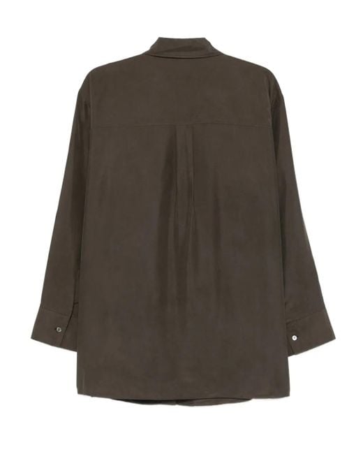 Soeur Gray Button-Down Pocket Shirt