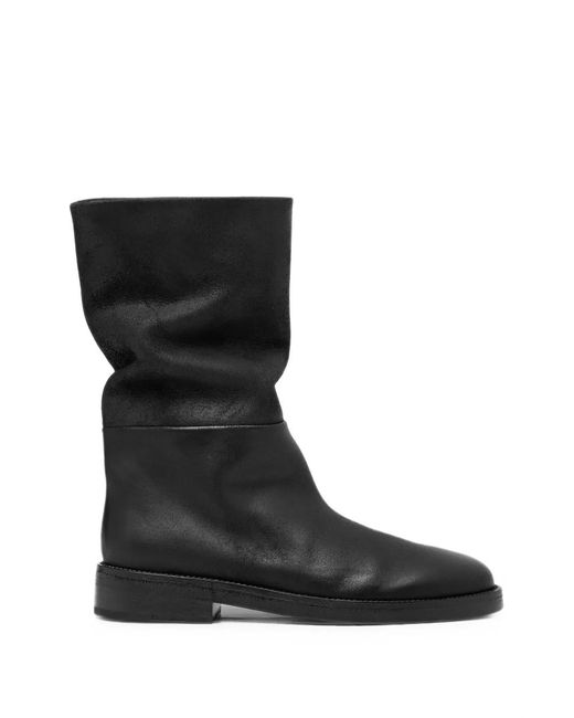 Marsèll Black Tubetto Leather Boots