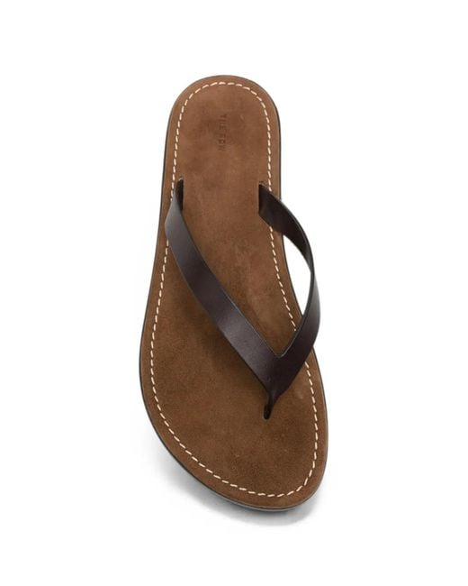 The Row Brown Leather Sandals