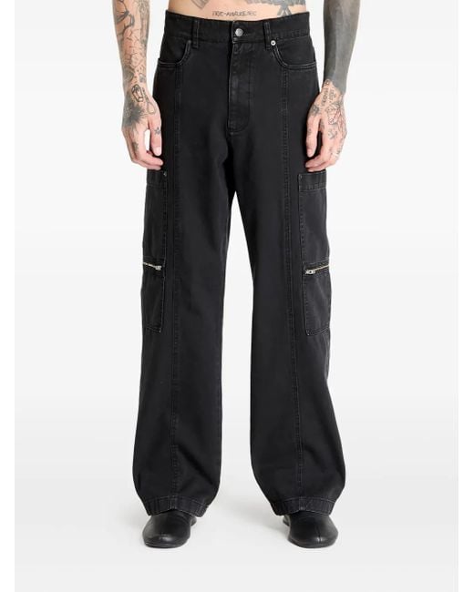 1017 ALYX 9SM Black Zip-Pocket Skater Jeans for men