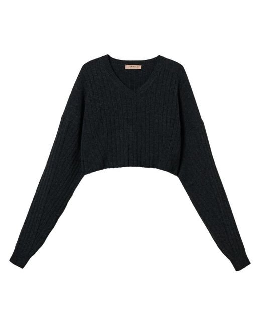 Maglione Crop di Twinset in Black