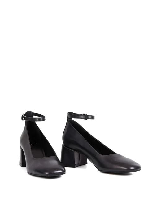Vagabond Black Square-Toe Pumps