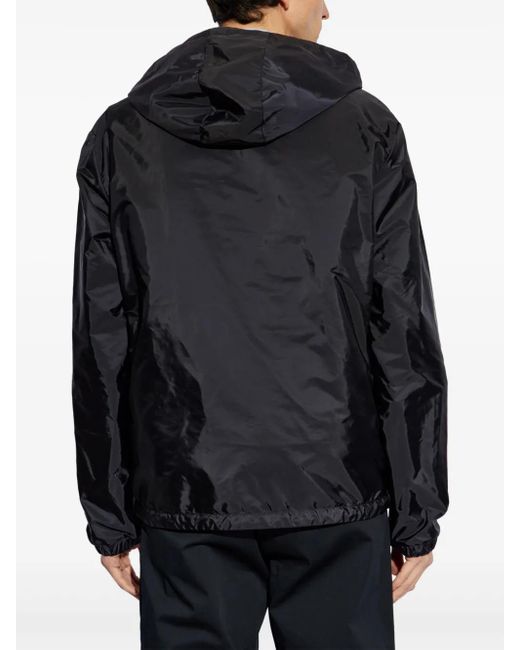 Moncler Black Hooded Jacket for men
