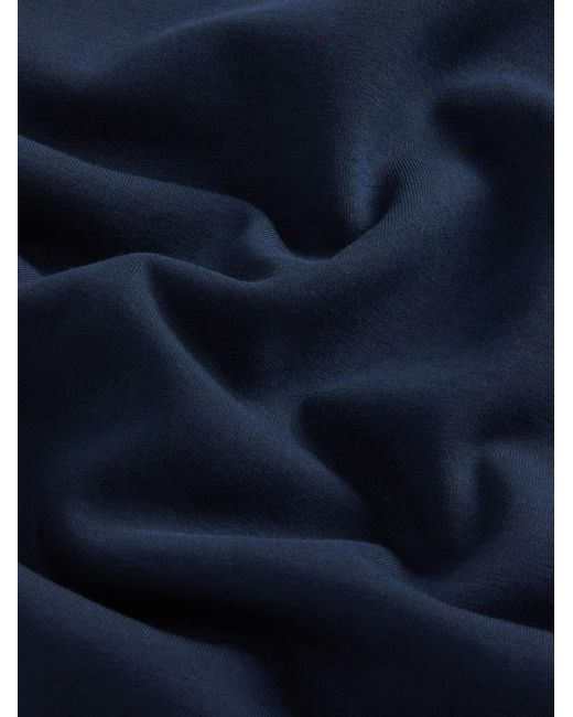 メンズ Woolrich ロゴ パーカー Blue