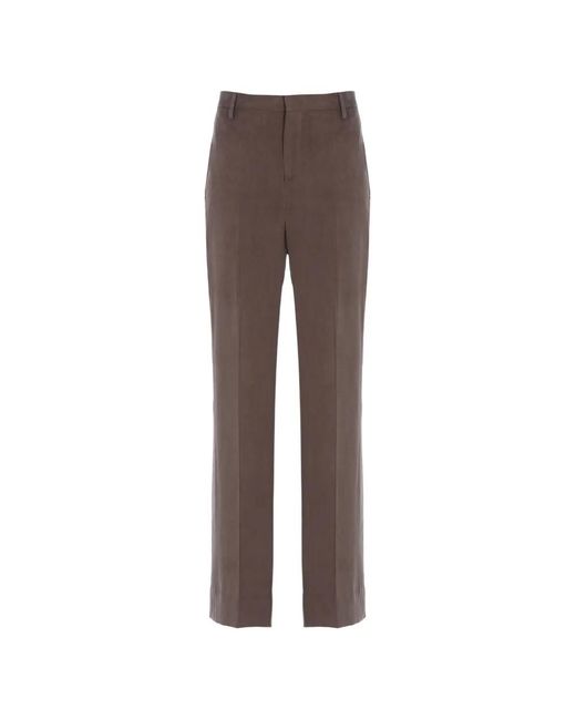 Briglia 1949 Brown High-Waisted Trousers