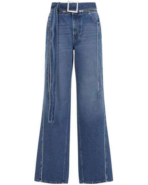 Jean Paul Gaultier Blue Ausgestellte Jeans