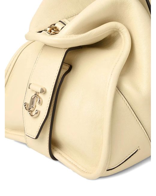 Jimmy Choo Natural Medium Bar Holdall Bag