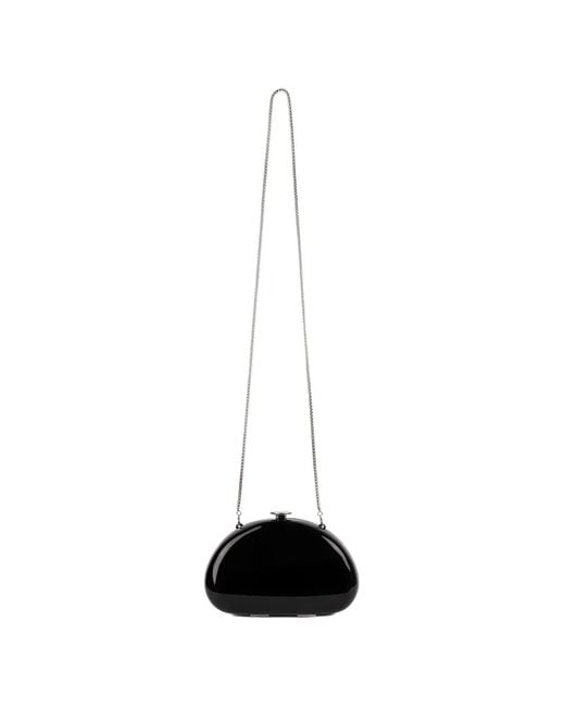 Gemy Maalouf White Glossy-Effect Clutch Bag