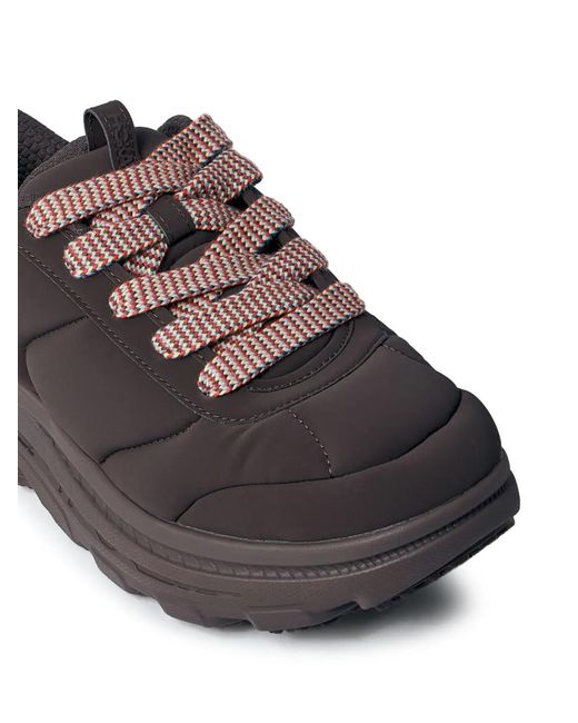Hoka One One Black Bondi Padded Lace-Up Sneakers