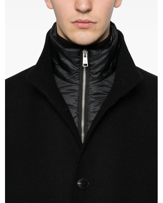 Marc O' Polo Black Wool Coat for men