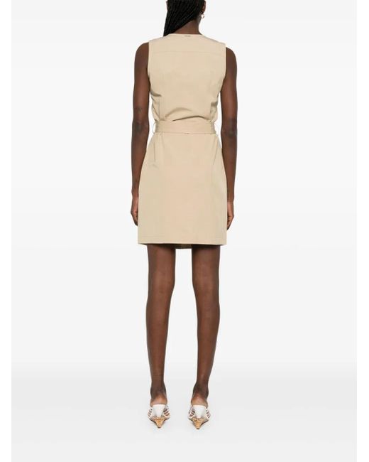 Liu Jo Natural Cotton Mini Dress