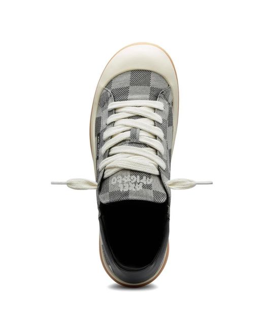 Axel Arigato White Squish Checkered Sneakers for men