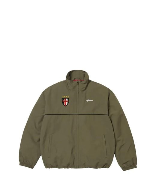 Supreme Green Cross Logo-Print Track Jacket for men