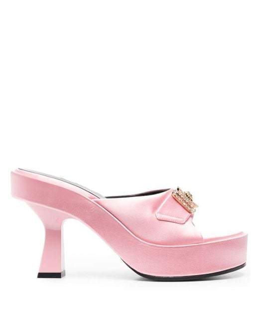 versace pink platforms