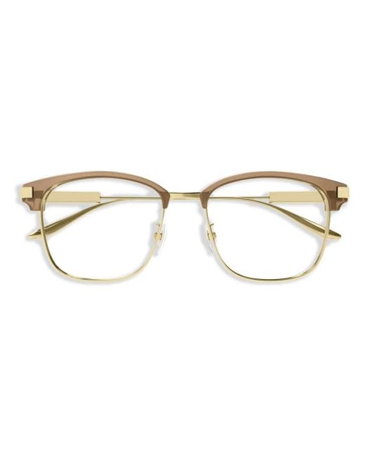 Lunettes De Vue Gg1439Ok À Monture Carrée Gucci pour homme en coloris Metallic