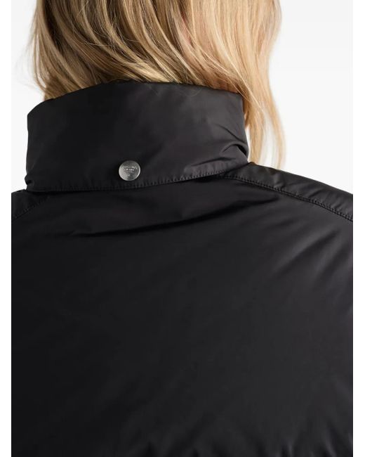Prada Cropped Donsjack Met Ringkraag in het Black