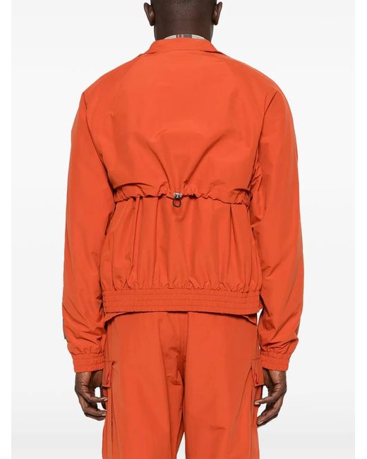 Reese Cooper Orange Cinched Harrington Jacket for men