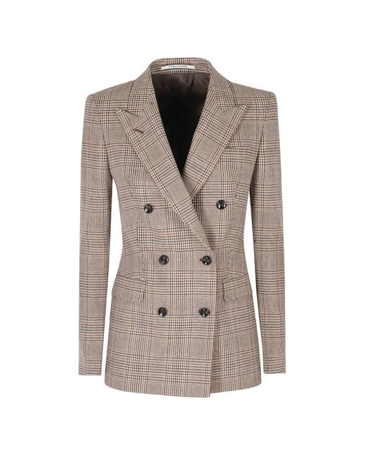 Tagliatore Geruite Blazer in het Gray