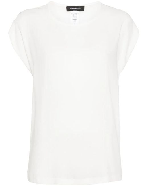 Fabiana Filippi White Elegant Top