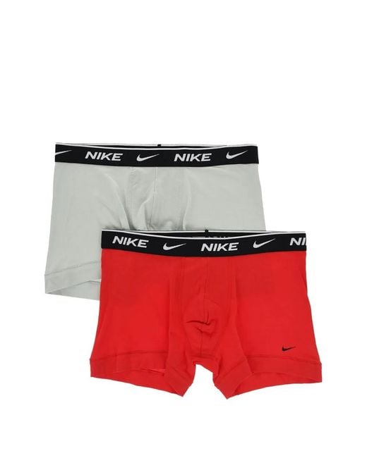 Nike Red Logo-Waistband Boxers (Set Of Two) for men